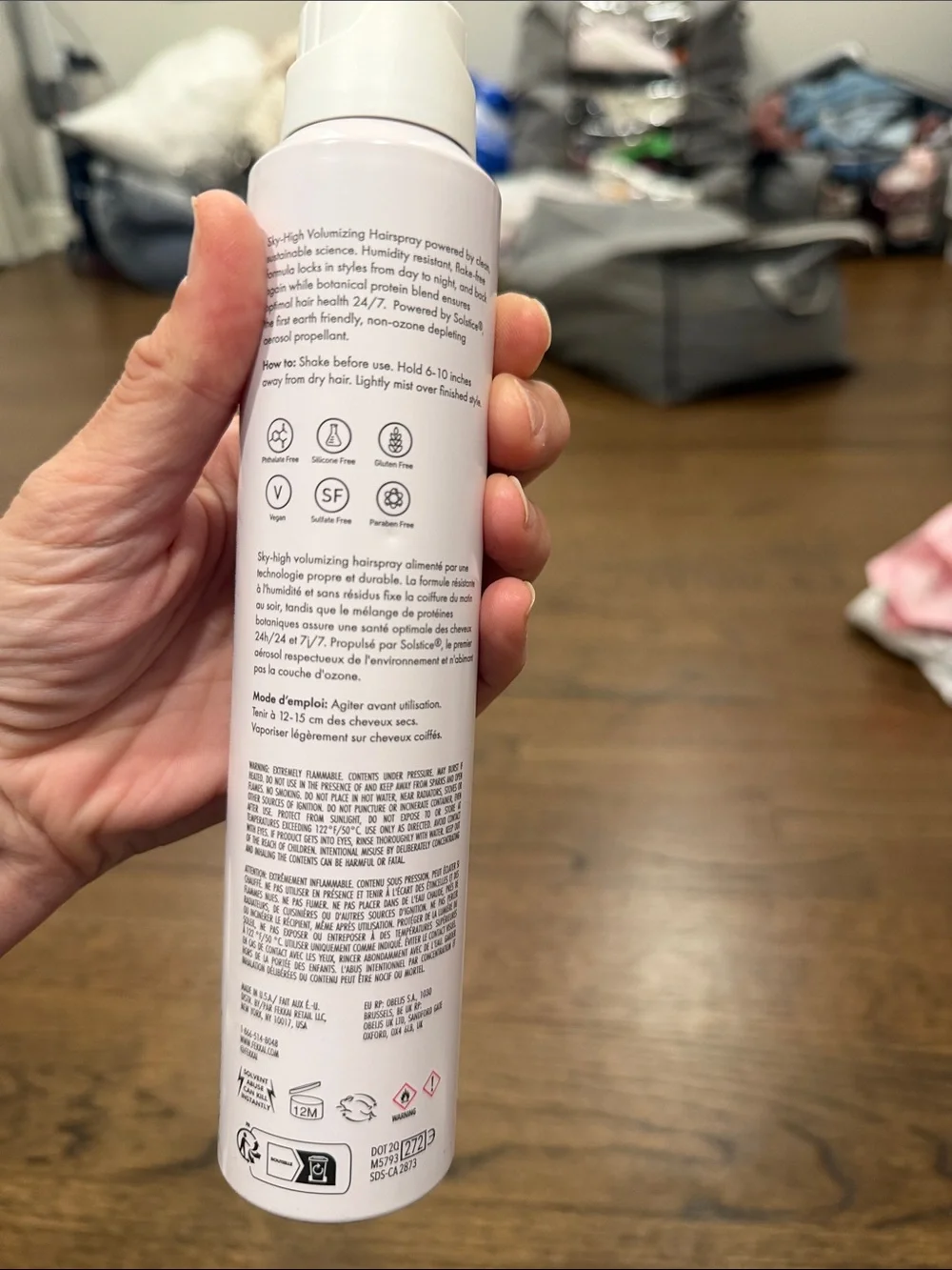 Fekkai Volume Lock Hairspray, sheer hold hairspray, shine/anti frizz conditioner